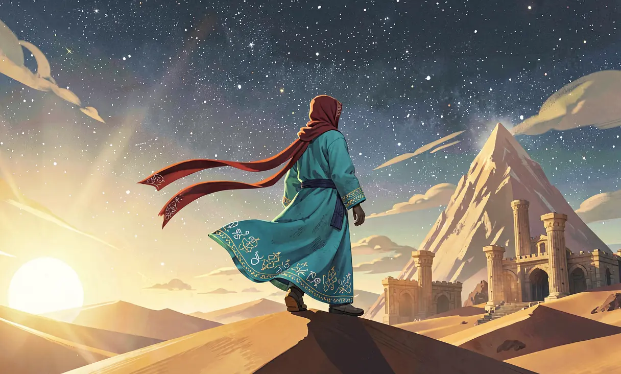 The Cyan Robe
