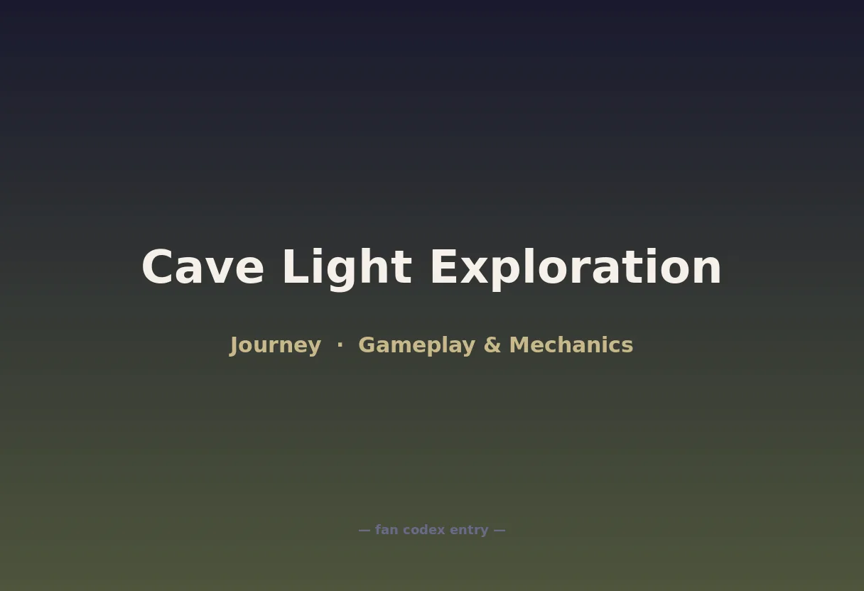 Cave Light Exploration