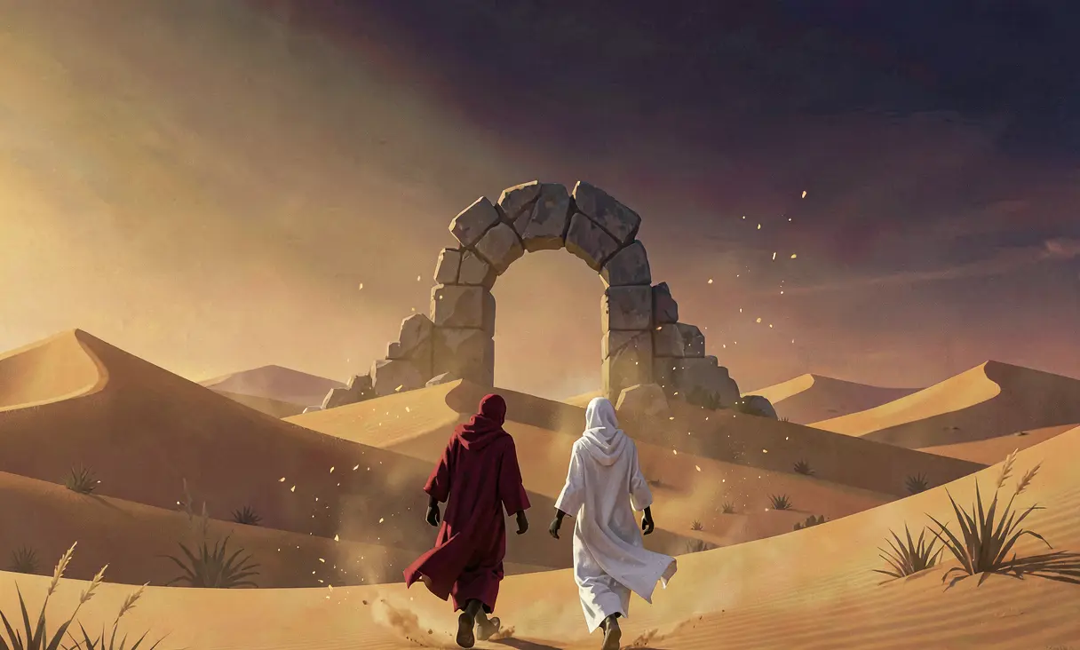 The Robed Figures