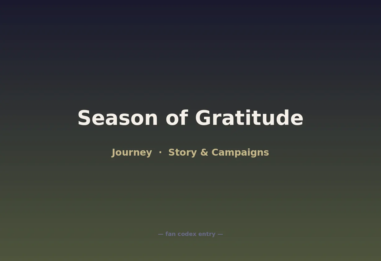Season of Gratitude